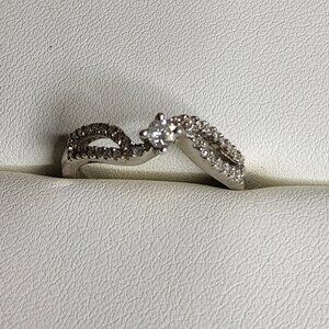 Diamond Sterling Silver size 6